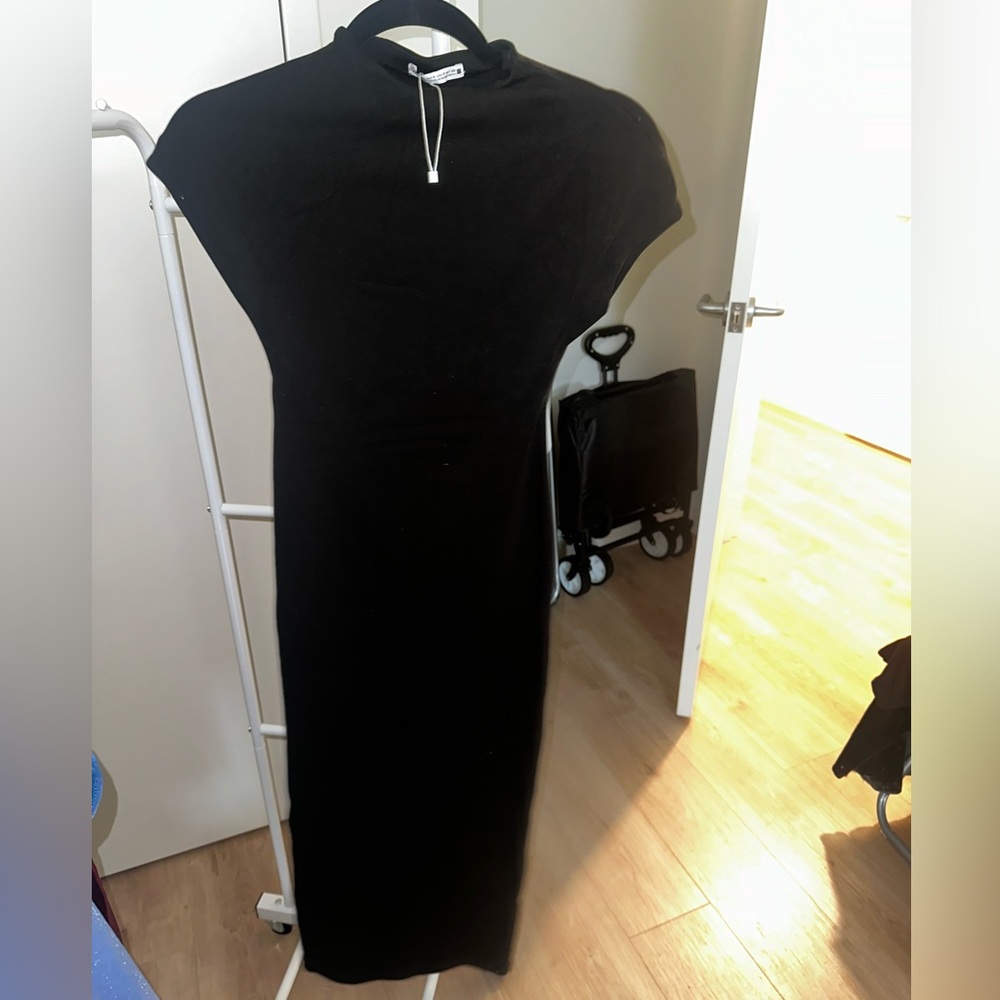 Zara Black Midi Dress